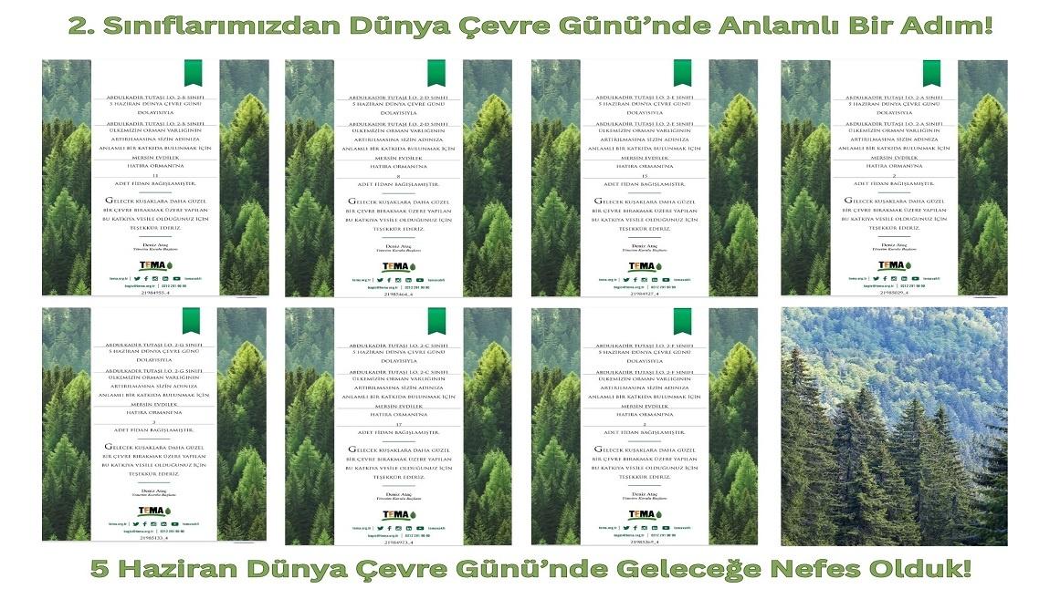 Geleceğe Nefes, Doğaya Umut: 2. Sınıflarımızdan Anlamlı Fidan Bağışı